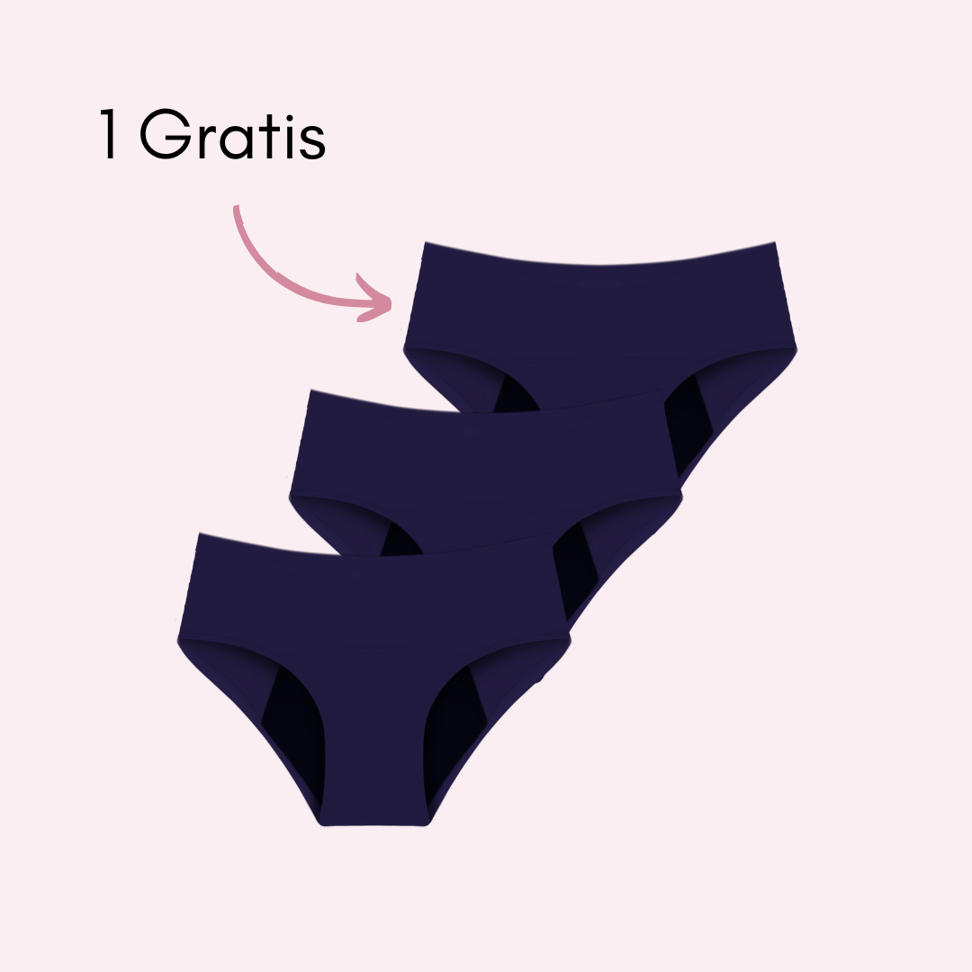Braga Menstrual Eva sin costuras (Cintura Alta) - Exclusiva