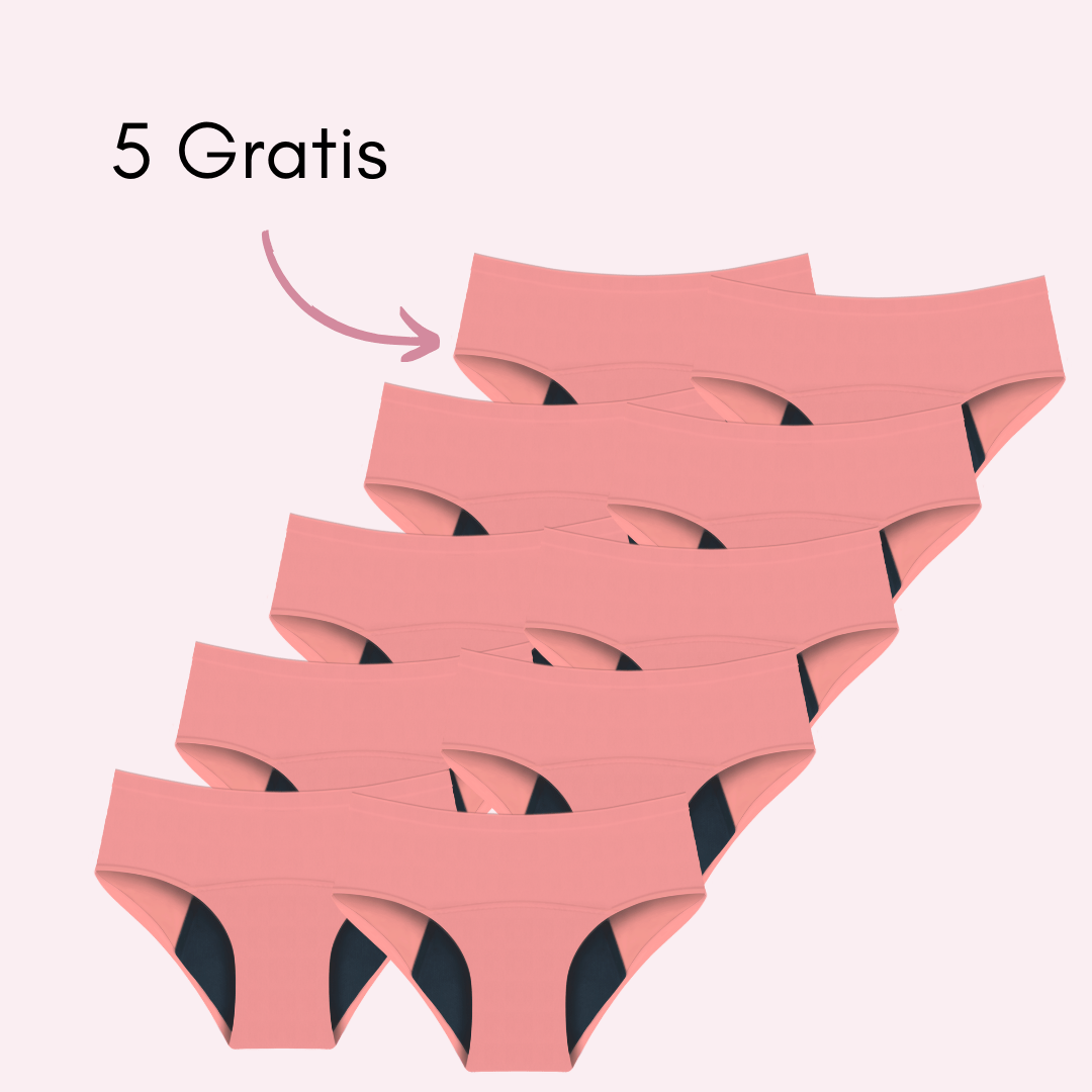 Braga Menstrual Eva sin costuras (Cintura Alta)
