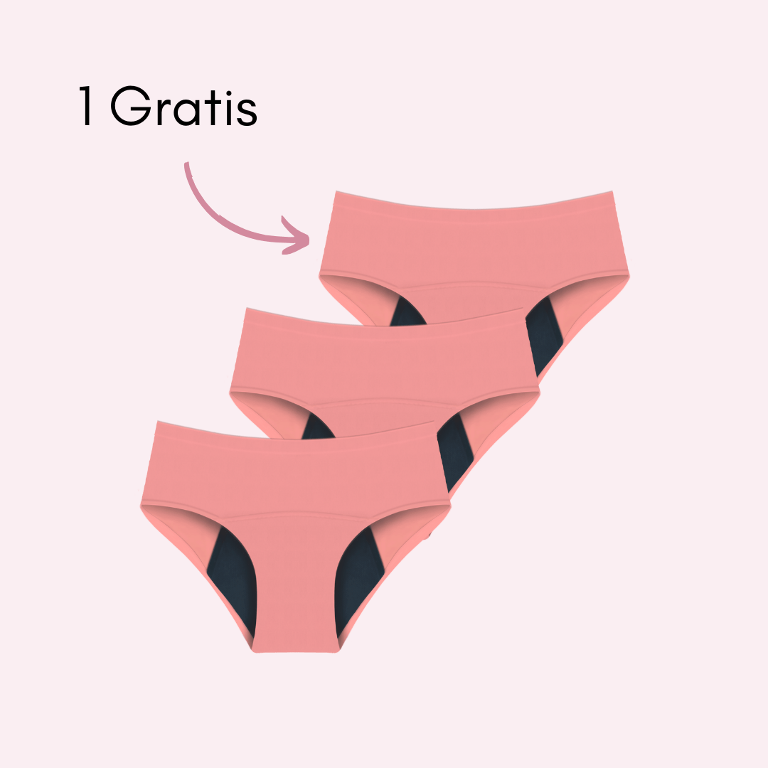 Braga Menstrual Eva sin costuras (Cintura Alta)