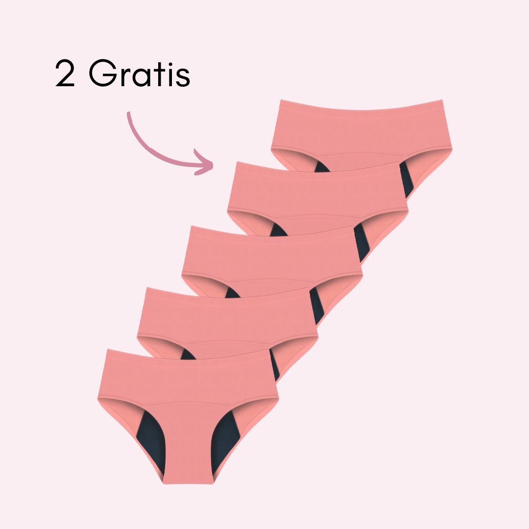 Braga Menstrual Eva sin costuras (Cintura Alta)
