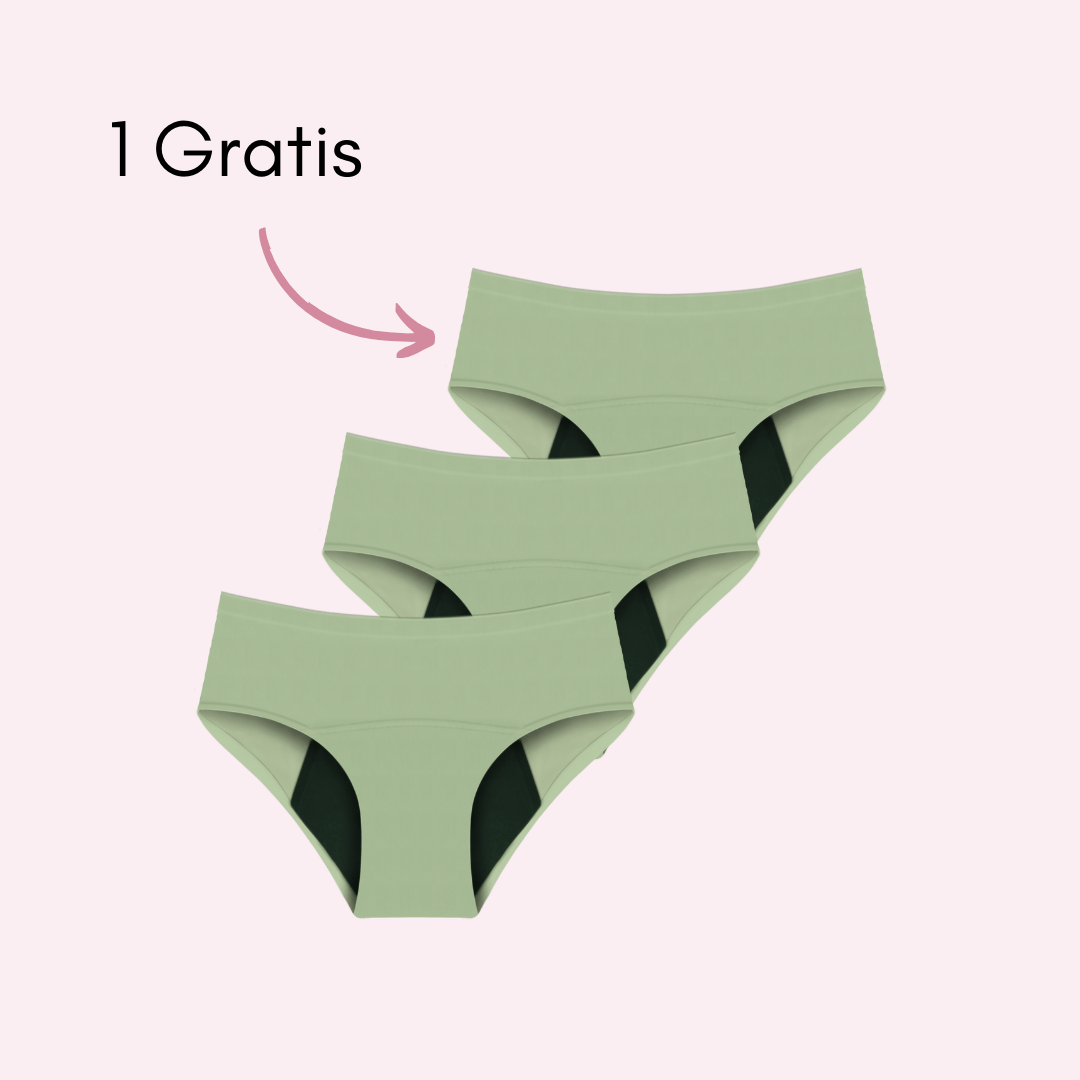 Braga Menstrual Eva sin costuras (Cintura Alta) - Exclusiva