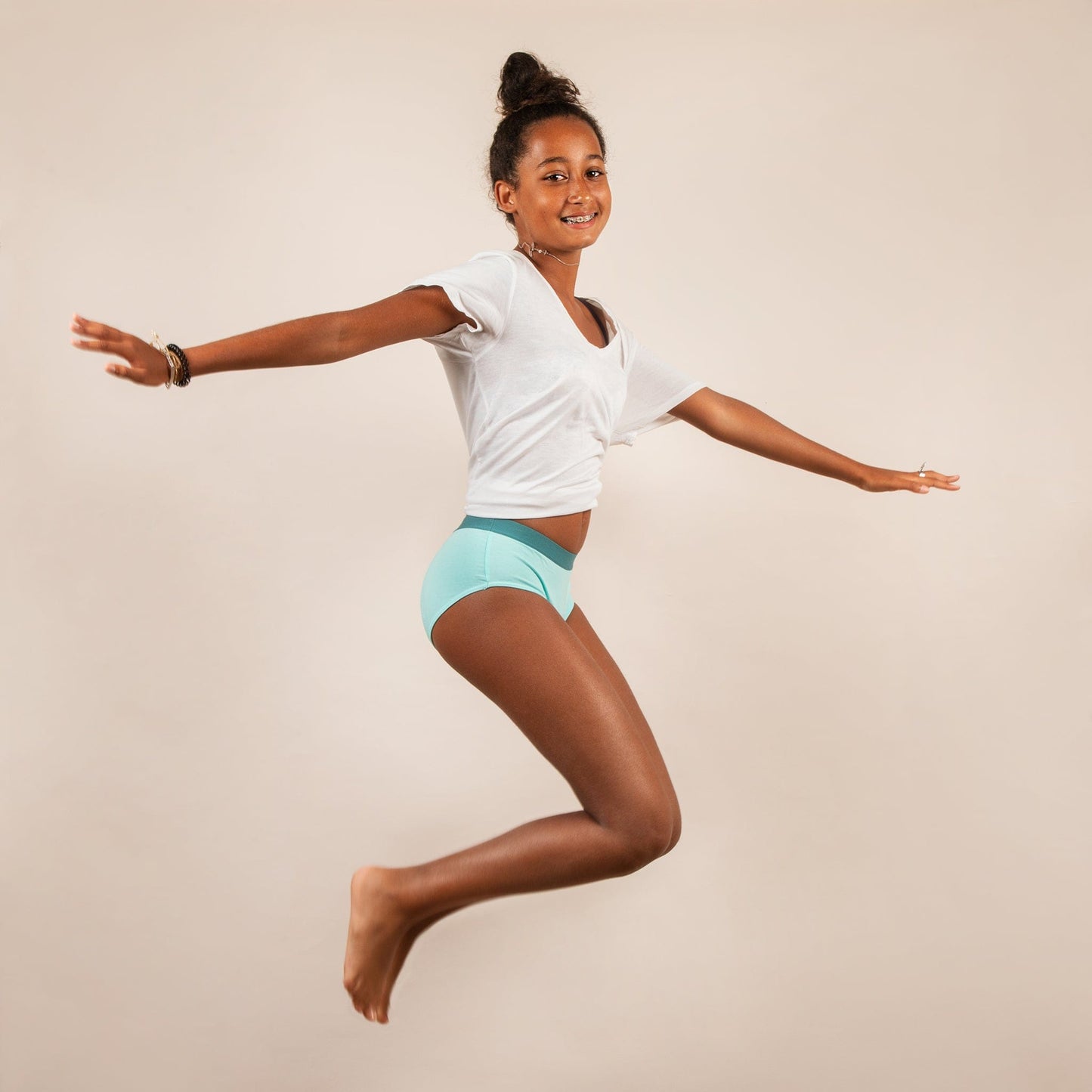 braguita menstrual ado Sara turquesa salto