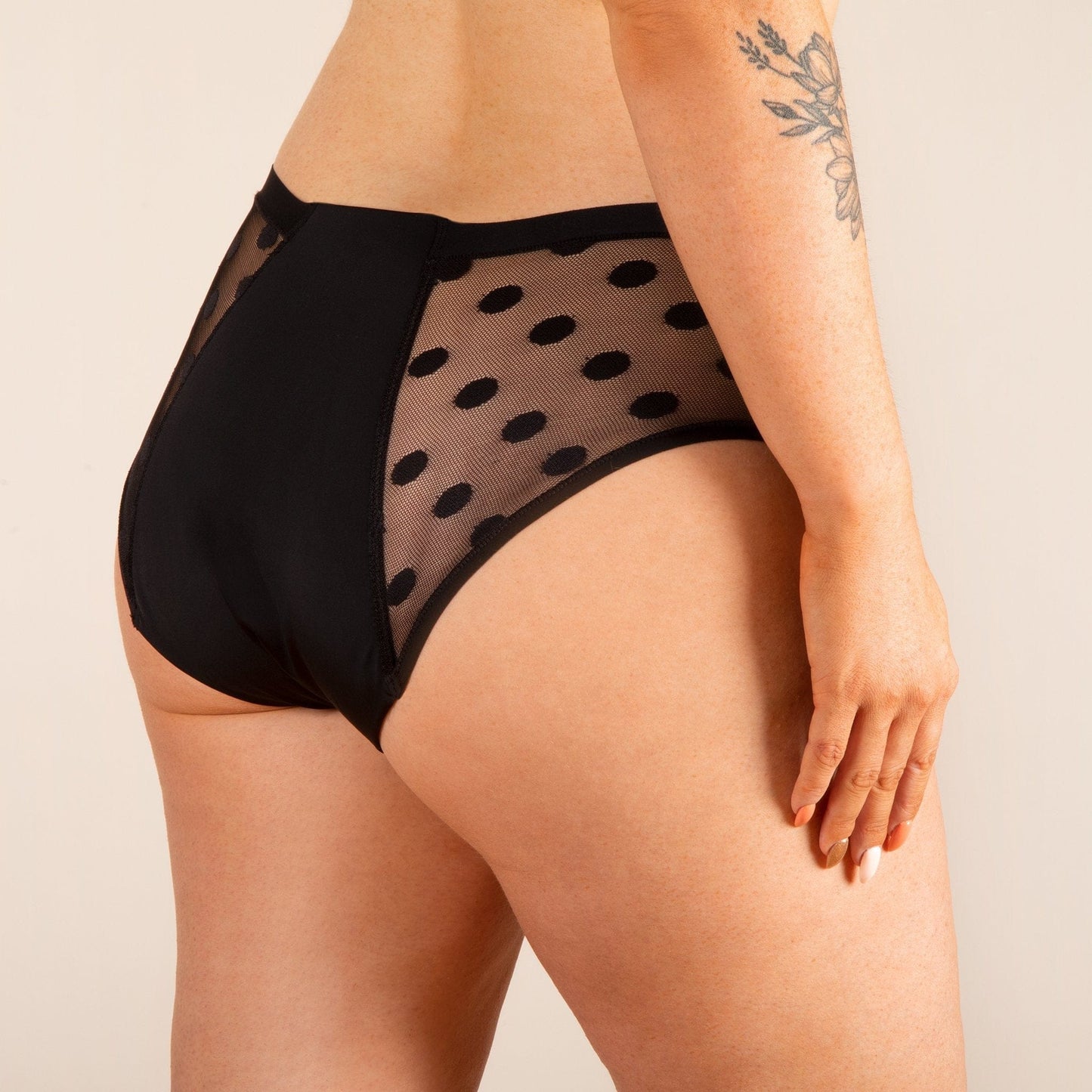 culotte menstruelle zoé noir dos