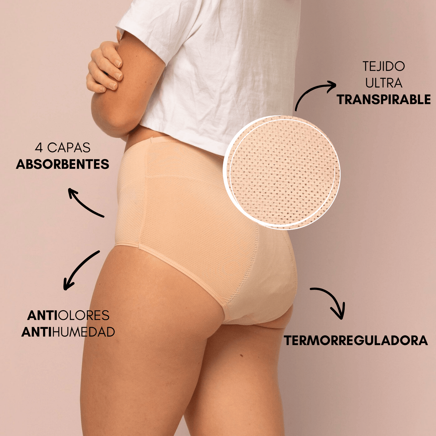 Braga Menstrual Transpirable Esperanza (nuevo)